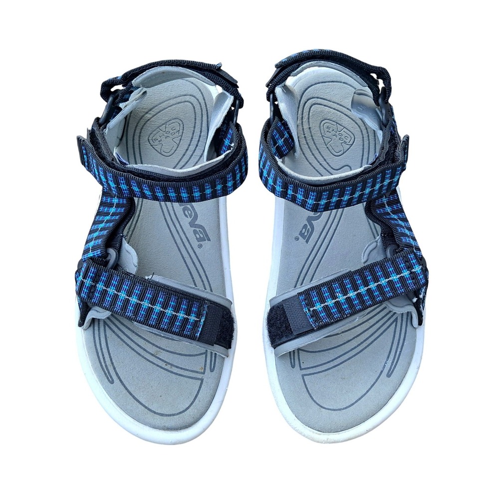 Teva Terra Fi 2 Blue Black Patterned Hiking Sandals Womens 7 Q10 - Picture 5 of 6